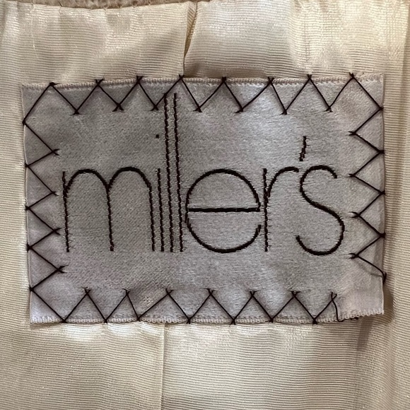 MILLER’S Vintage Mohair & Wool Button Down Long Coat See Measurements - Picture 7 of 9